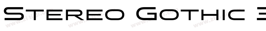 Stereo Gothic 300字体转换